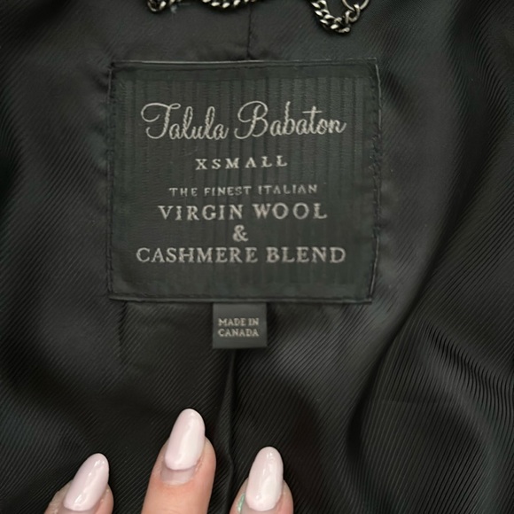 Aritzia Babaton Howell Wool Cashmere Pea Coat - Picture 3 of 4